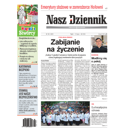 Nasz Dziennik z dnia 12.07.2024 wydanie PDF