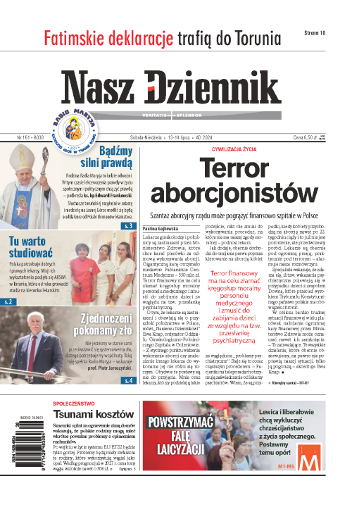 Nasz Dziennik z dnia 13.07.2024 wydanie PDF