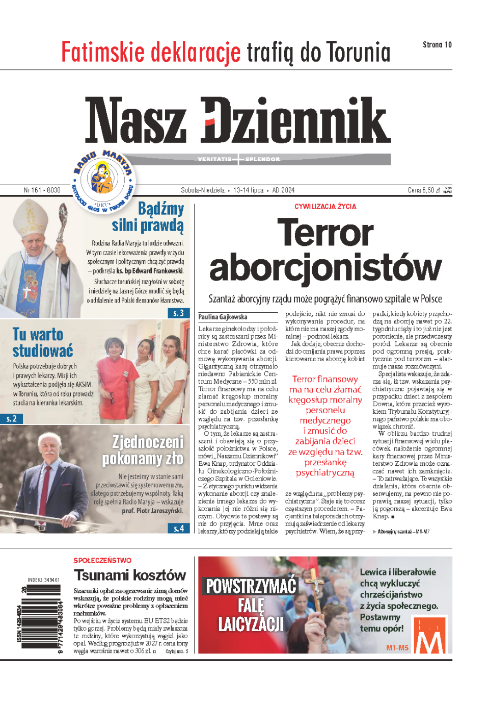 Nasz Dziennik z dnia 13.07.2024 wydanie PDF