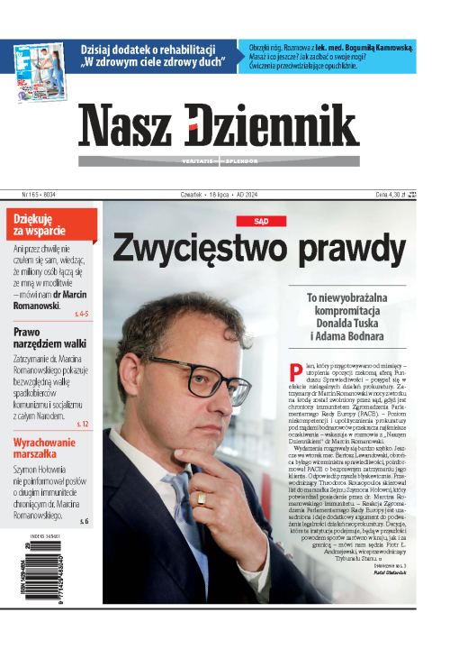 Nasz Dziennik z dnia 18.07.2024 wydanie PDF