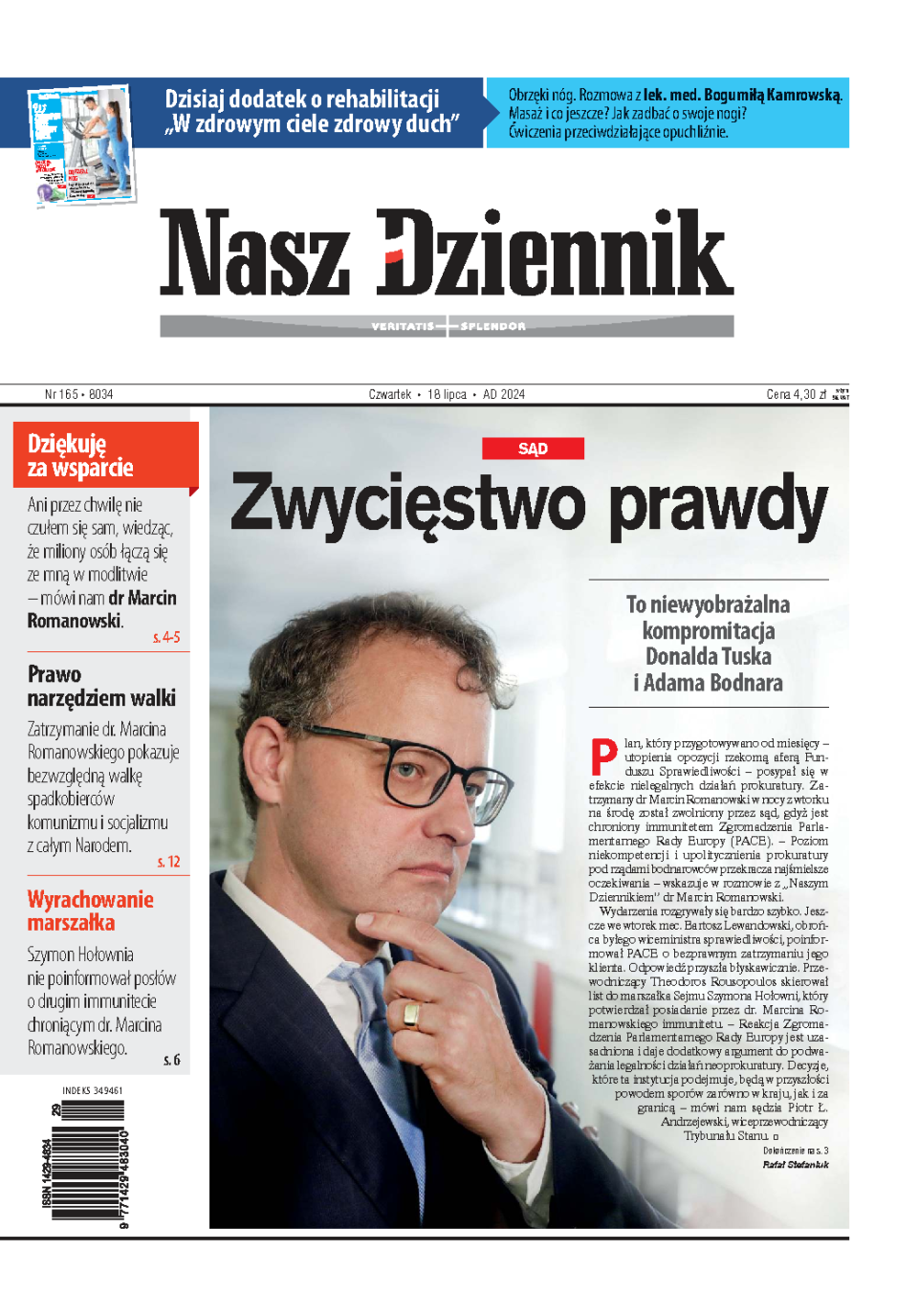Nasz Dziennik z dnia 18.07.2024 wydanie PDF