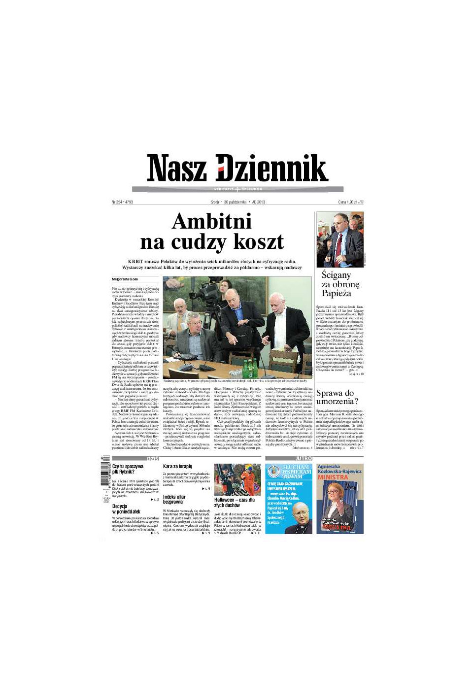 Nasz Dziennik z dnia 30.10.2013 wydanie PDF