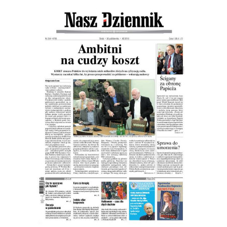 Nasz Dziennik z dnia 30.10.2013 wydanie PDF