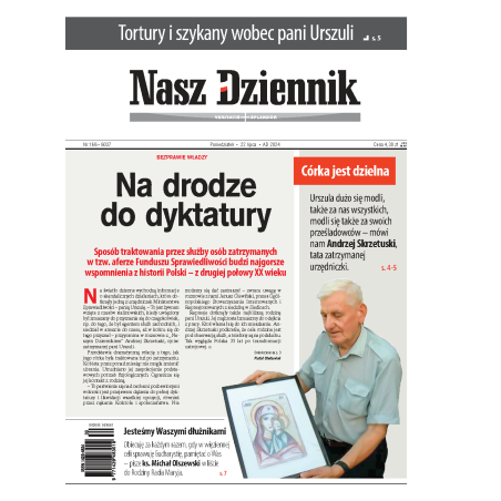 Nasz Dziennik z dnia 22.07.2024 wydanie PDF