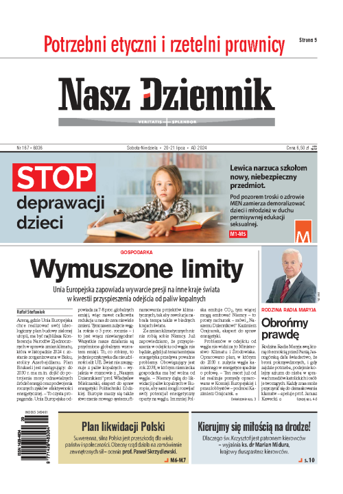 Nasz Dziennik z dnia 20.07.2024 wydanie PDF