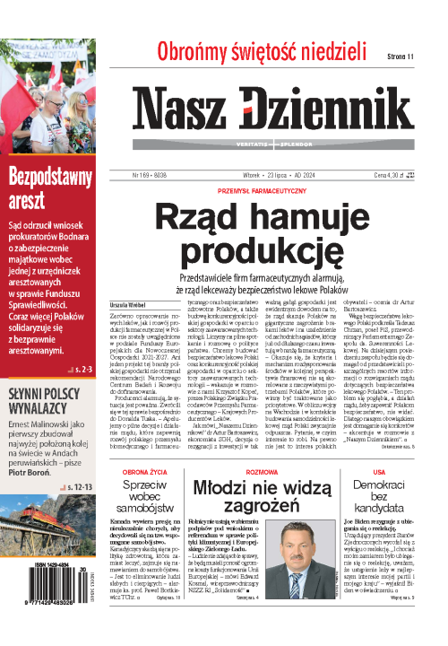 Nasz Dziennik z dnia 23.07.2024 wydanie PDF
