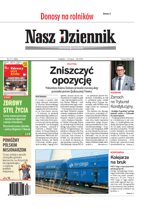 Nasz Dziennik z dnia 25.07.2024 wydanie PDF