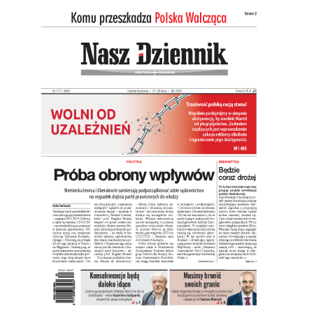 Nasz Dziennik z dnia 27.07.2024 wydanie PDF