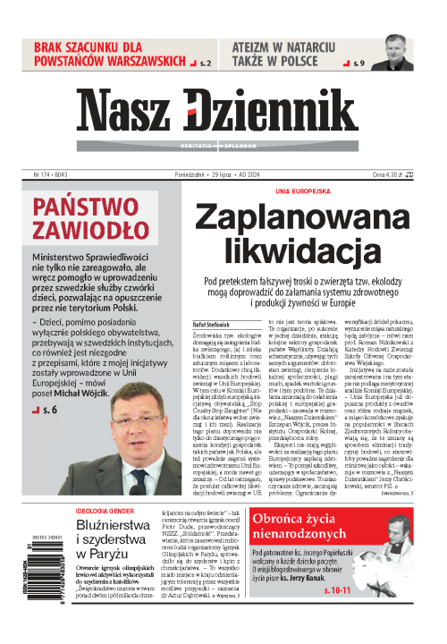 Nasz Dziennik z dnia 29.07.2024 wydanie PDF