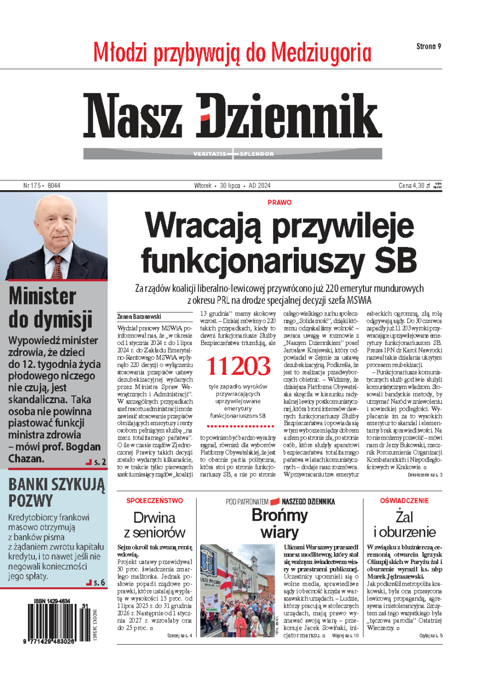Nasz Dziennik z dnia 30.07.2024 wydanie PDF