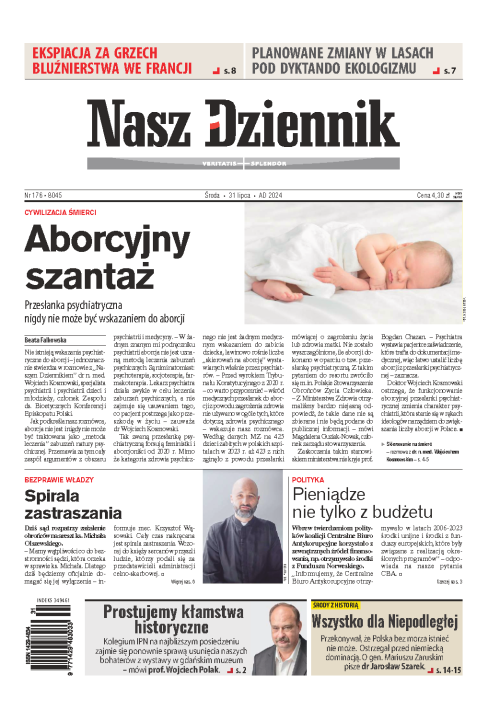Nasz Dziennik z dnia 31.07.2024 wydanie PDF