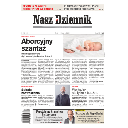 Nasz Dziennik z dnia 31.07.2024 wydanie PDF