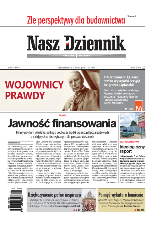Nasz Dziennik z dnia 03.08.2024 wydanie PDF
