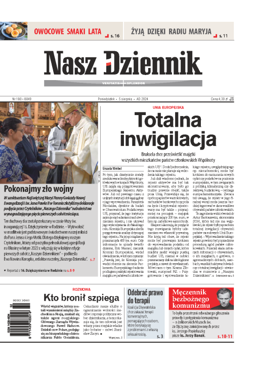 Nasz Dziennik z dnia 05.08.2024 wydanie PDF