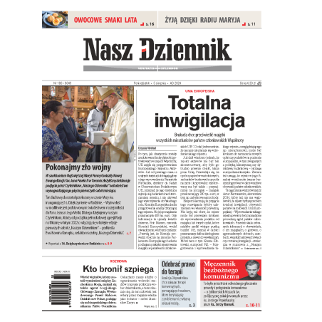 Nasz Dziennik z dnia 05.08.2024 wydanie PDF