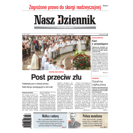 Nasz Dziennik z dnia 06.08.2024 wydanie PDF