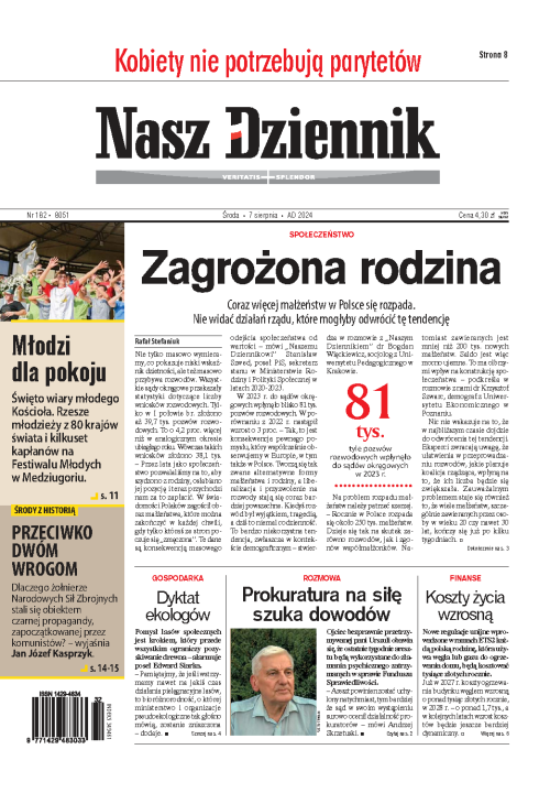 Nasz Dziennik z dnia 07.08.2024 wydanie PDF