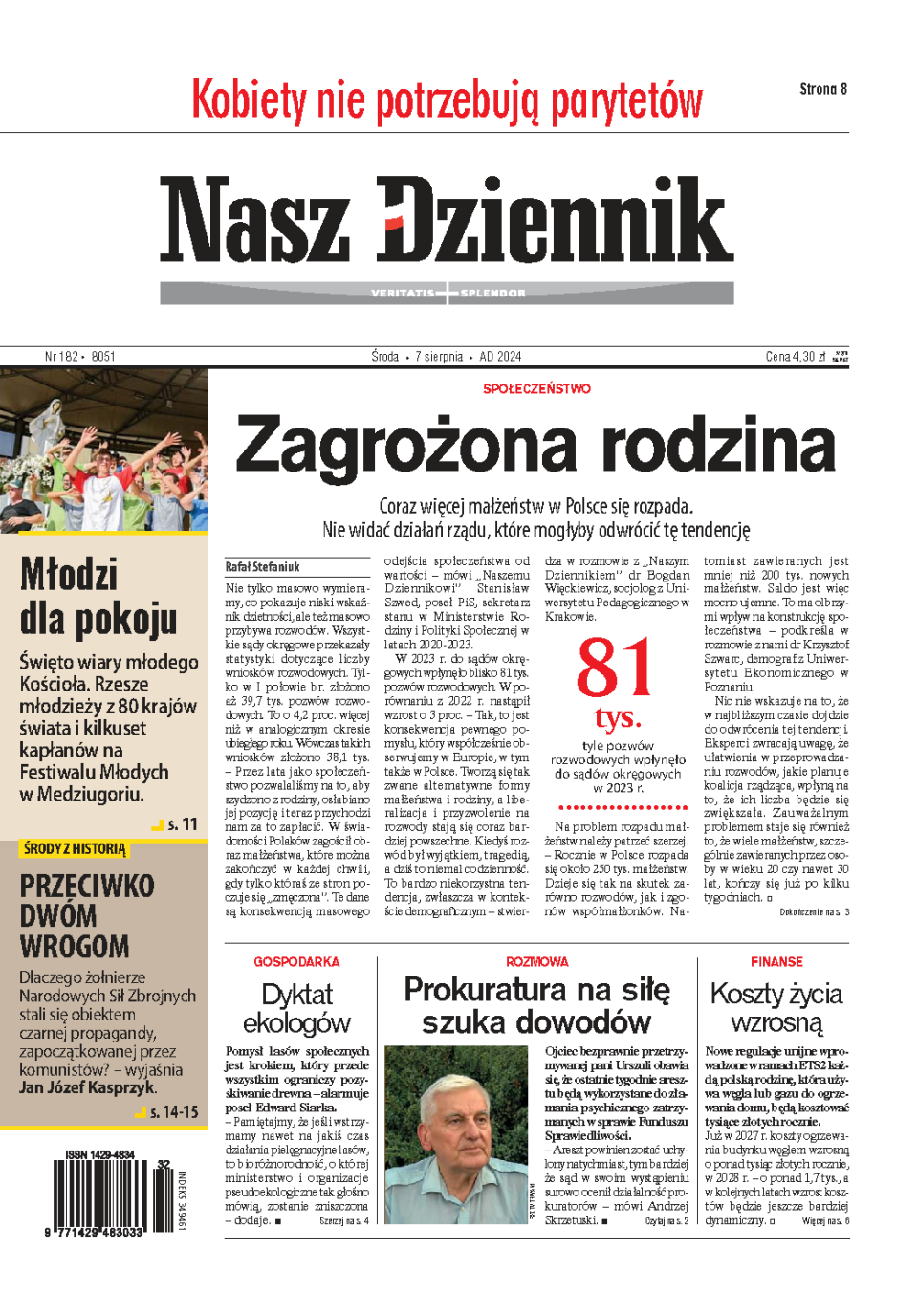 Nasz Dziennik z dnia 07.08.2024 wydanie PDF