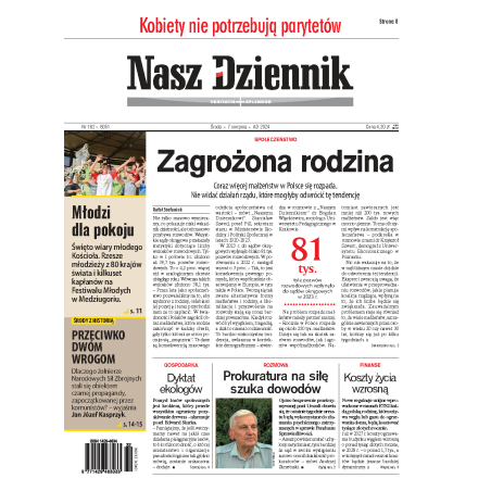 Nasz Dziennik z dnia 07.08.2024 wydanie PDF