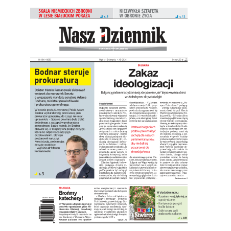 Nasz Dziennik z dnia 09.08.2024 wydanie PDF