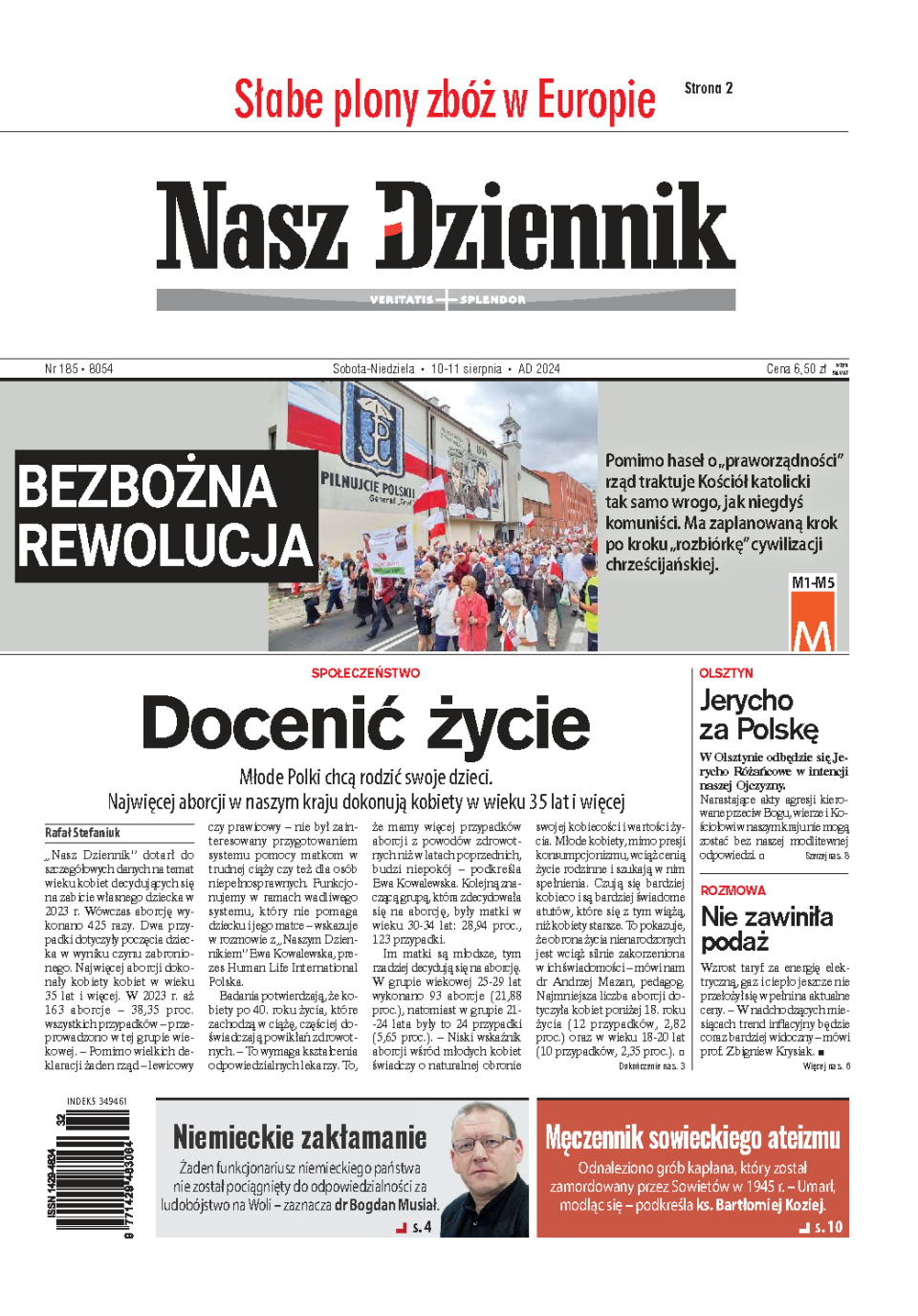 Nasz Dziennik z dnia 10.08.2024 wydanie PDF