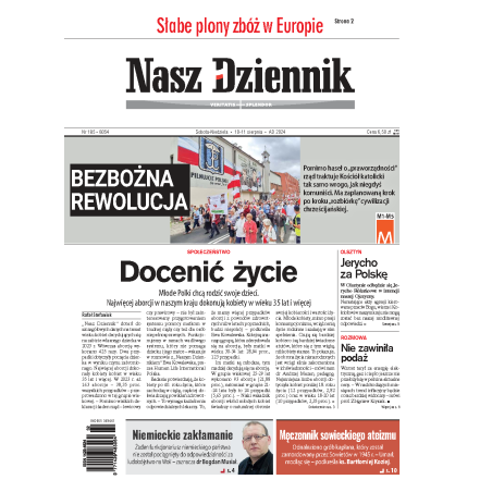 Nasz Dziennik z dnia 10.08.2024 wydanie PDF