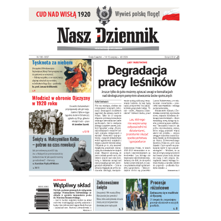 Nasz Dziennik z dnia 14.08.2024 wydanie PDF