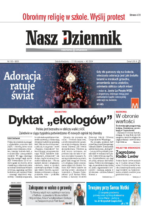 Nasz Dziennik z dnia 17.08.2024 wydanie PDF