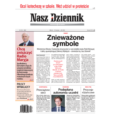Nasz Dziennik z dnia 20.08.2024 wydanie PDF