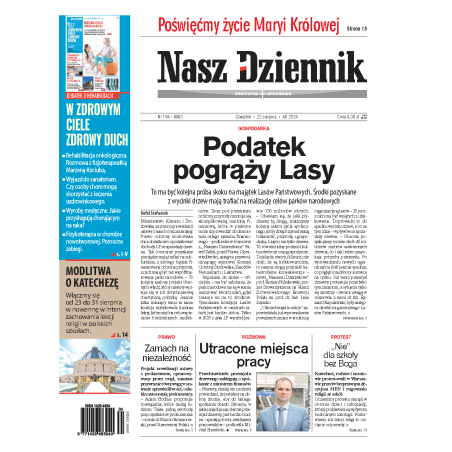 Nasz Dziennik z dnia 22.08.2024 wydanie PDF