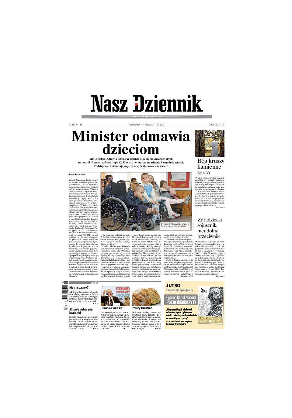 Nasz Dziennik z dnia 04.11.2013 wydanie PDF