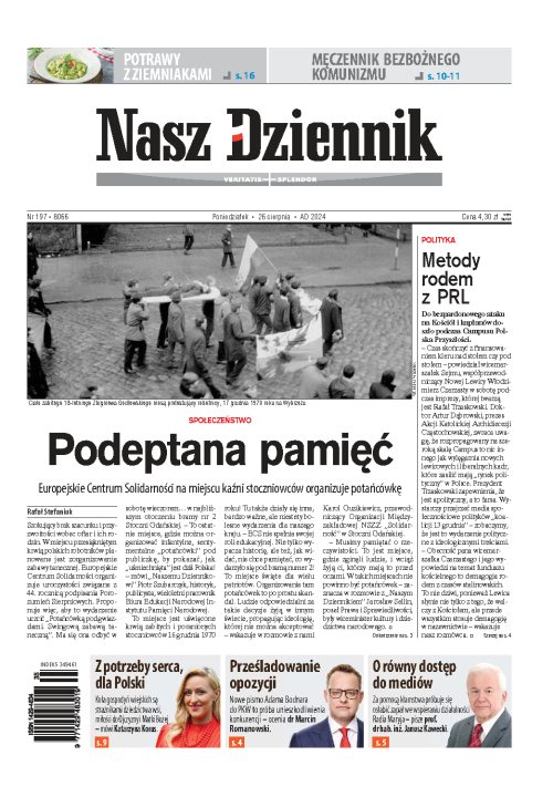 Nasz Dziennik z dnia 26.08.2024 wydanie PDF