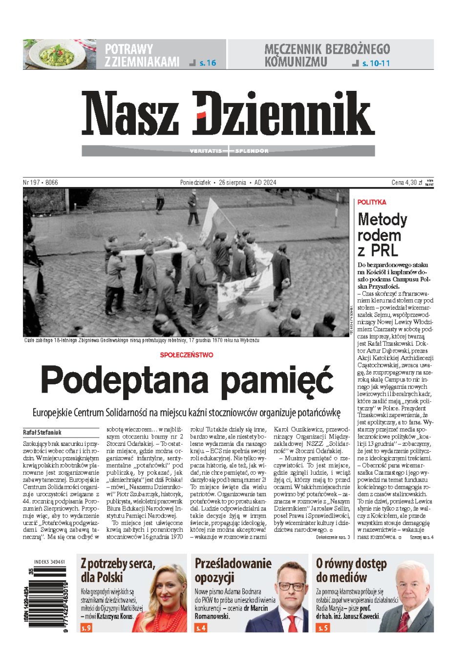 Nasz Dziennik z dnia 26.08.2024 wydanie PDF