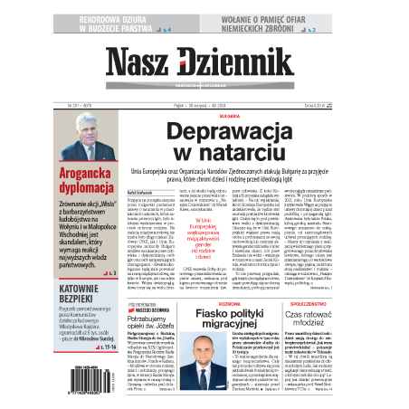 Nasz Dziennik z dnia 30.08.2024 wydanie PDF