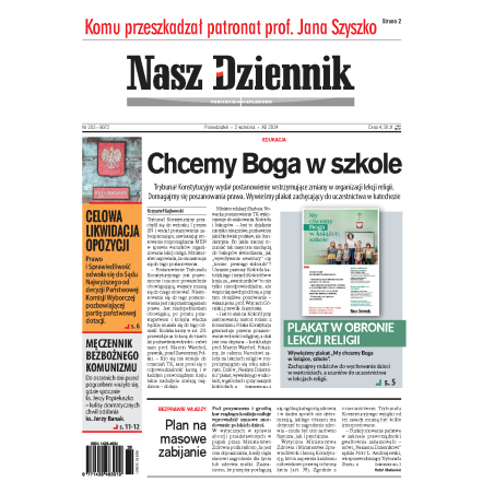 Nasz Dziennik z dnia 02.09.2024 wydanie PDF