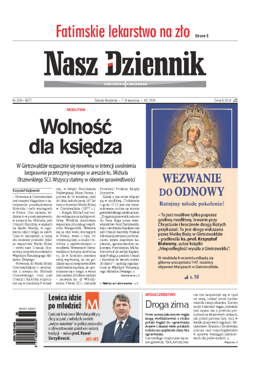 Nasz Dziennik z dnia 07.09.2024 wydanie PDF