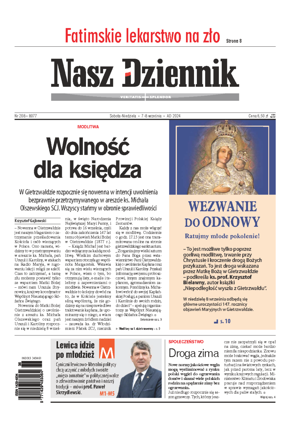 Nasz Dziennik z dnia 07.09.2024 wydanie PDF