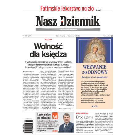 Nasz Dziennik z dnia 07.09.2024 wydanie PDF