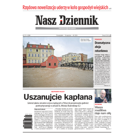 Nasz Dziennik z dnia 16.09.2024 wydanie PDF