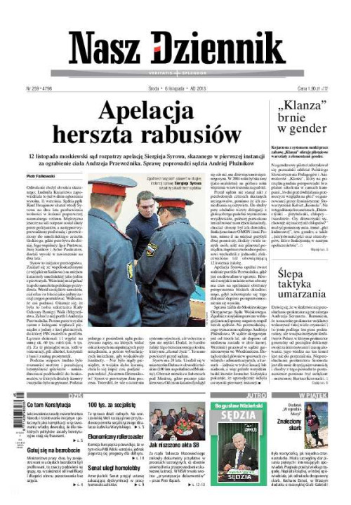 Nasz Dziennik z dnia 06.11.2013 wydanie PDF