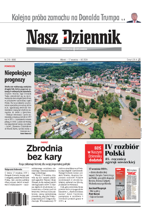 Nasz Dziennik z dnia 17.09.2024 wydanie PDF