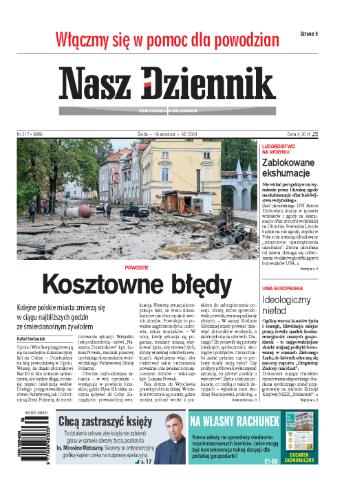 Nasz Dziennik z dnia 18.09.2024 wydanie PDF