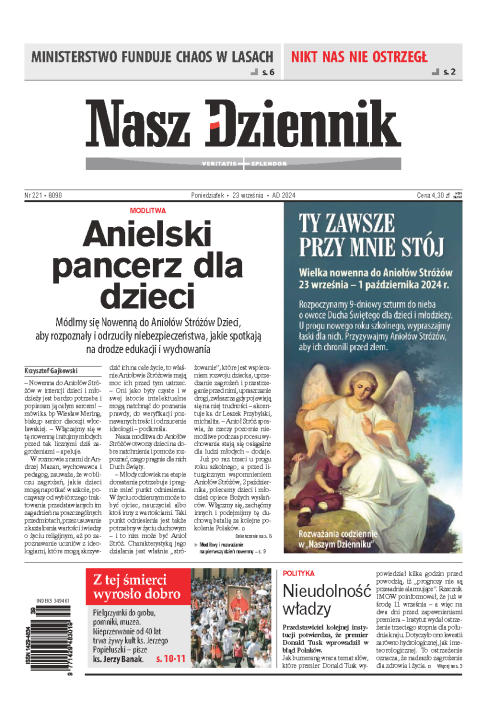 Nasz Dziennik z dnia 23.09.2024 wydanie PDF