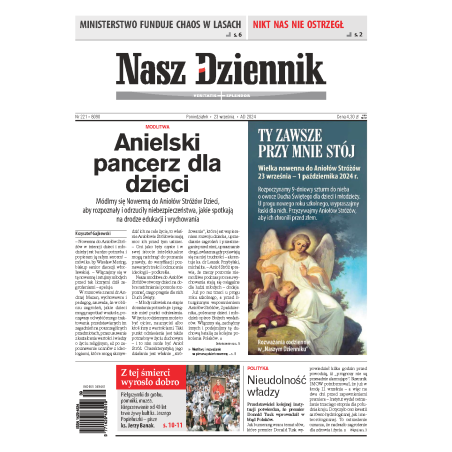 Nasz Dziennik z dnia 23.09.2024 wydanie PDF