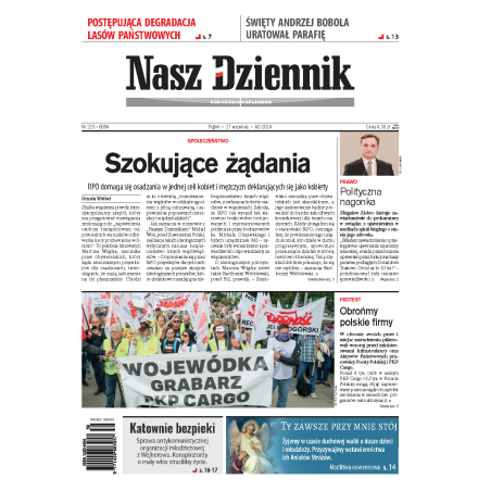 Nasz Dziennik z dnia 27.09.2024 wydanie PDF