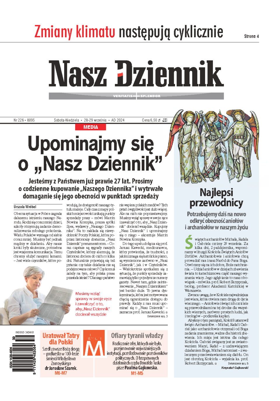 Nasz Dziennik z dnia 28.09.2024 wydanie PDF