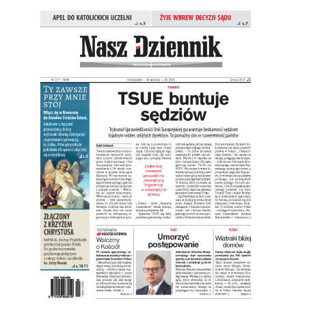 Nasz Dziennik z dnia 30.09.2024 wydanie PDF