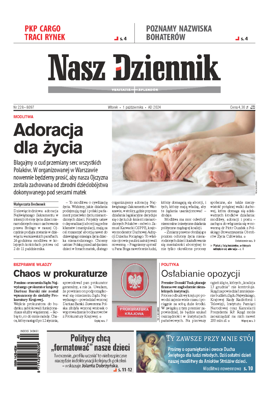 Nasz Dziennik z dnia 01.10.2024 wydanie PDF