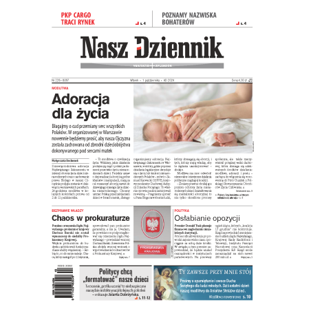 Nasz Dziennik z dnia 01.10.2024 wydanie PDF