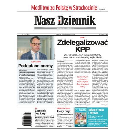 Nasz Dziennik z dnia 03.10.2024 wydanie PDF